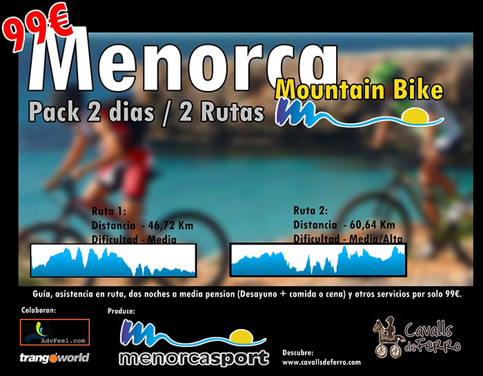 Menorca Mountain Bike 2 das/2rutas